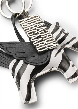 MN Zebra key charm Black/White Mads Nørgaard 